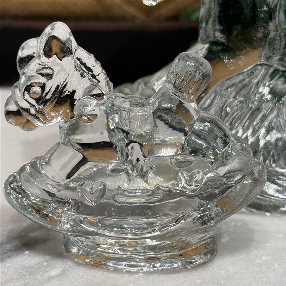Glass Rocking Horse candleholders - Picture 2 of 6